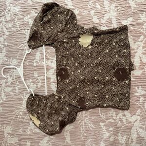 Floral Puff Sleeve Top